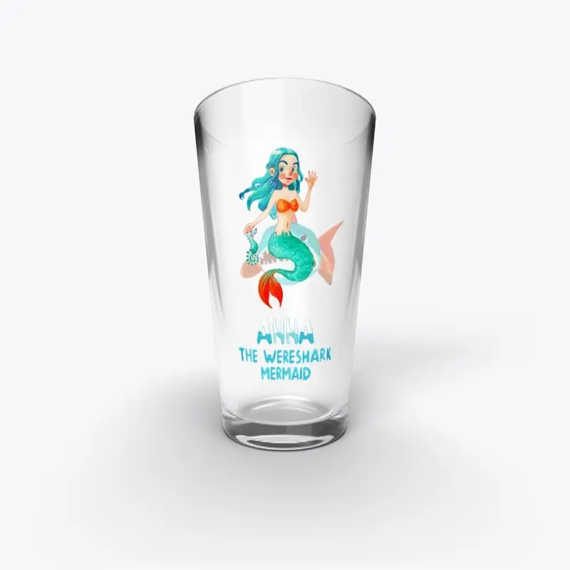 Anna The Wereshark Mermaid Glass