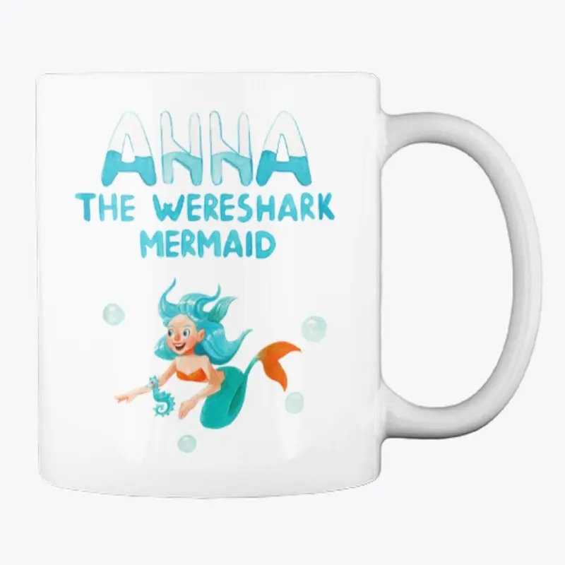 Anna The Wereshark Mermaid Mug